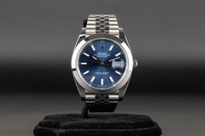 Rolex 126300 Datejust 41 Blue Dial
