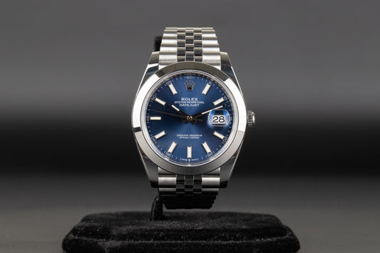 Rolex 126300 Datejust 41 Blue Dial