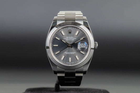 Rolex 126300 Datejust 41 Slate Dial
