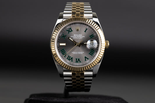 Rolex 126333 Datejust 41 18k/SS Wimbledon Dial