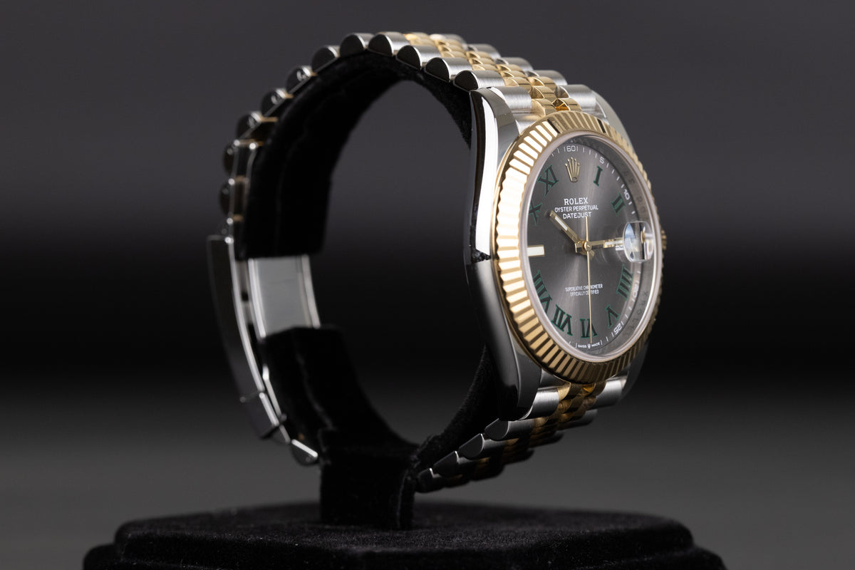Rolex<br>126333 Datejust 41 18k/SS Wimbledon Dial