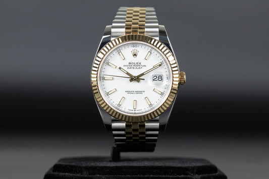 Rolex 126333 Datejust 41 18k/SS White Dial