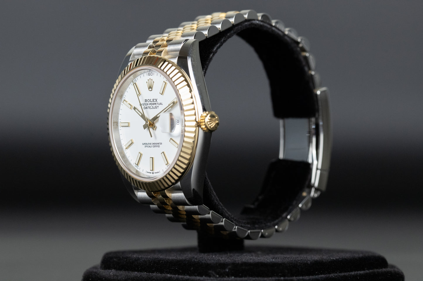 Rolex 126333 Datejust 41 18k/SS White Dial