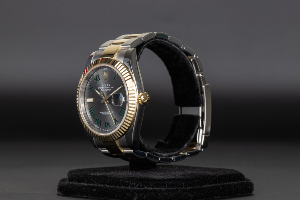 Rolex<br>126333 Datejust 41 18k/SS Wimbledon Dial