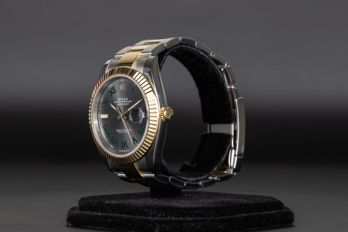 Rolex<br>126333 Datejust 41 18k/SS Wimbledon Dial