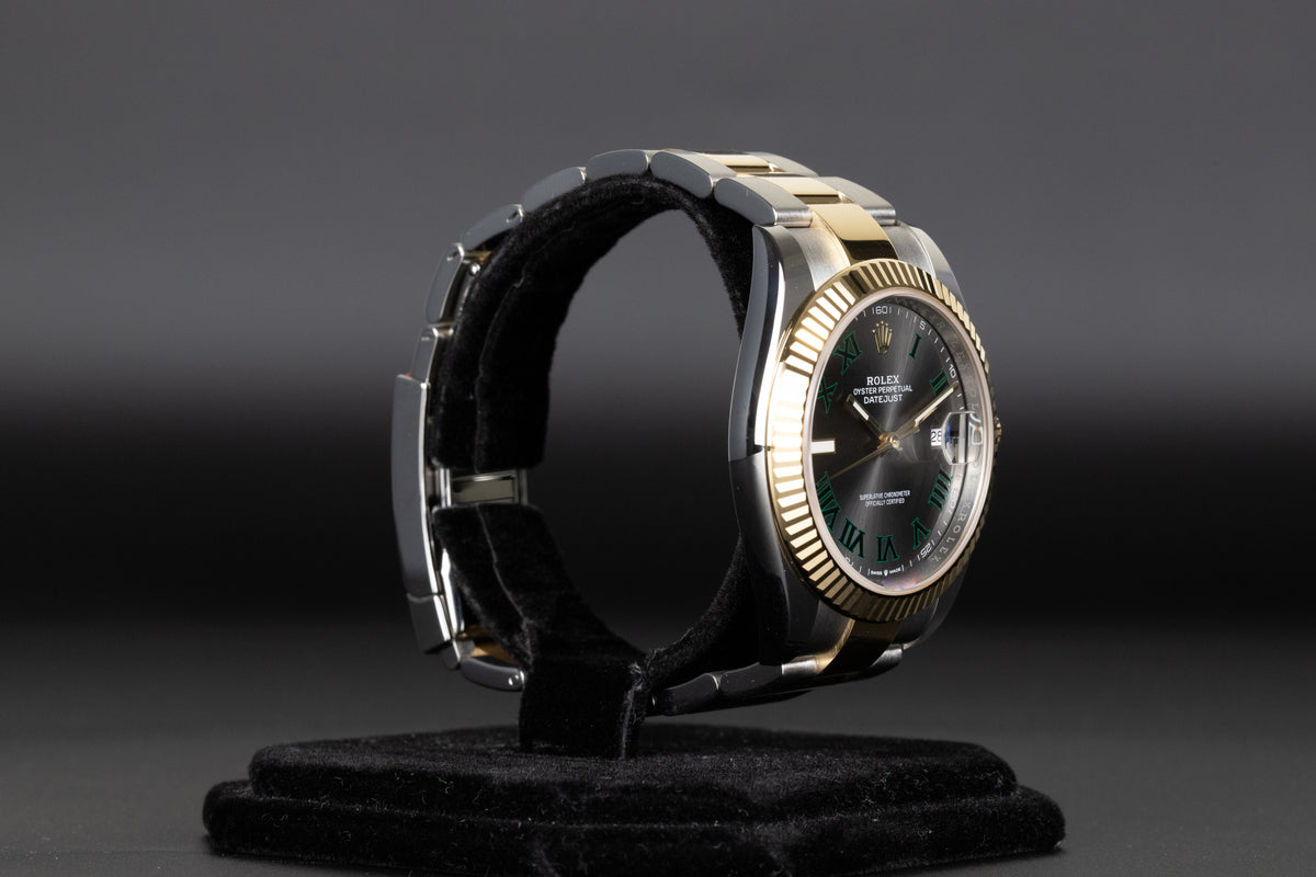 Rolex<br>126333 Datejust 41 18k/SS Wimbledon Dial
