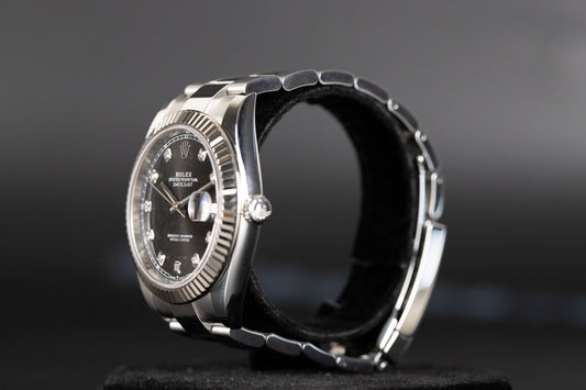 Rolex 126334 Datejust 41 Black Diamond Dial