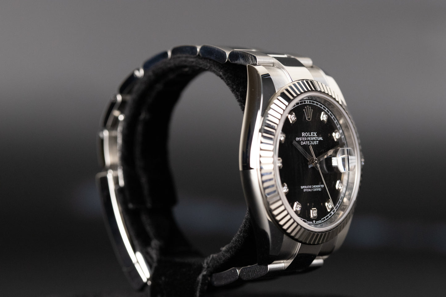Rolex 126334 Datejust 41 Black Diamond Dial