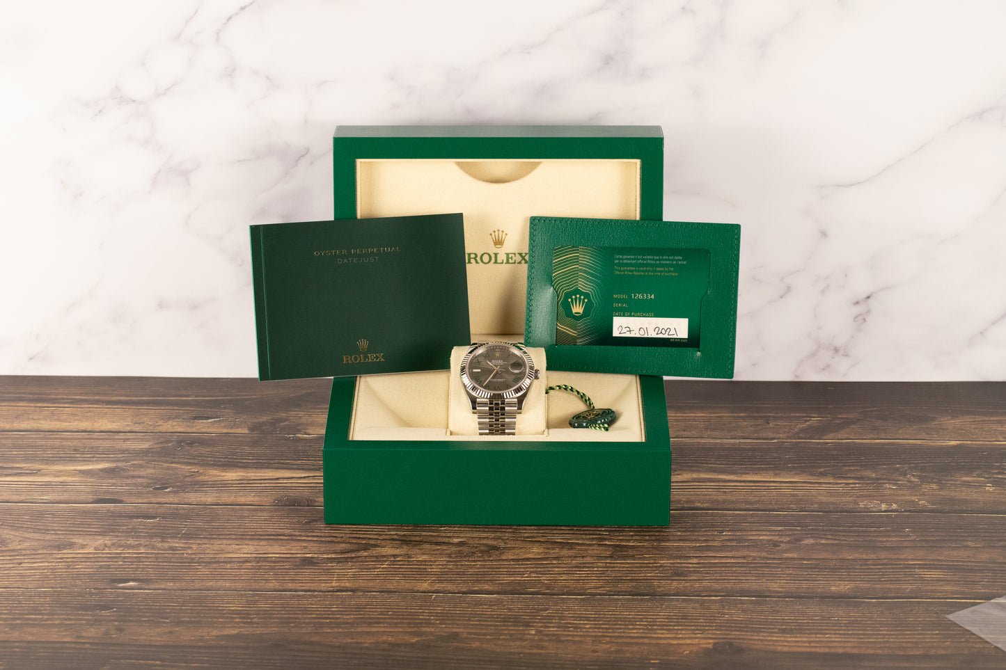 Rolex 126334 Datejust 41 'Wimbledon' Dial