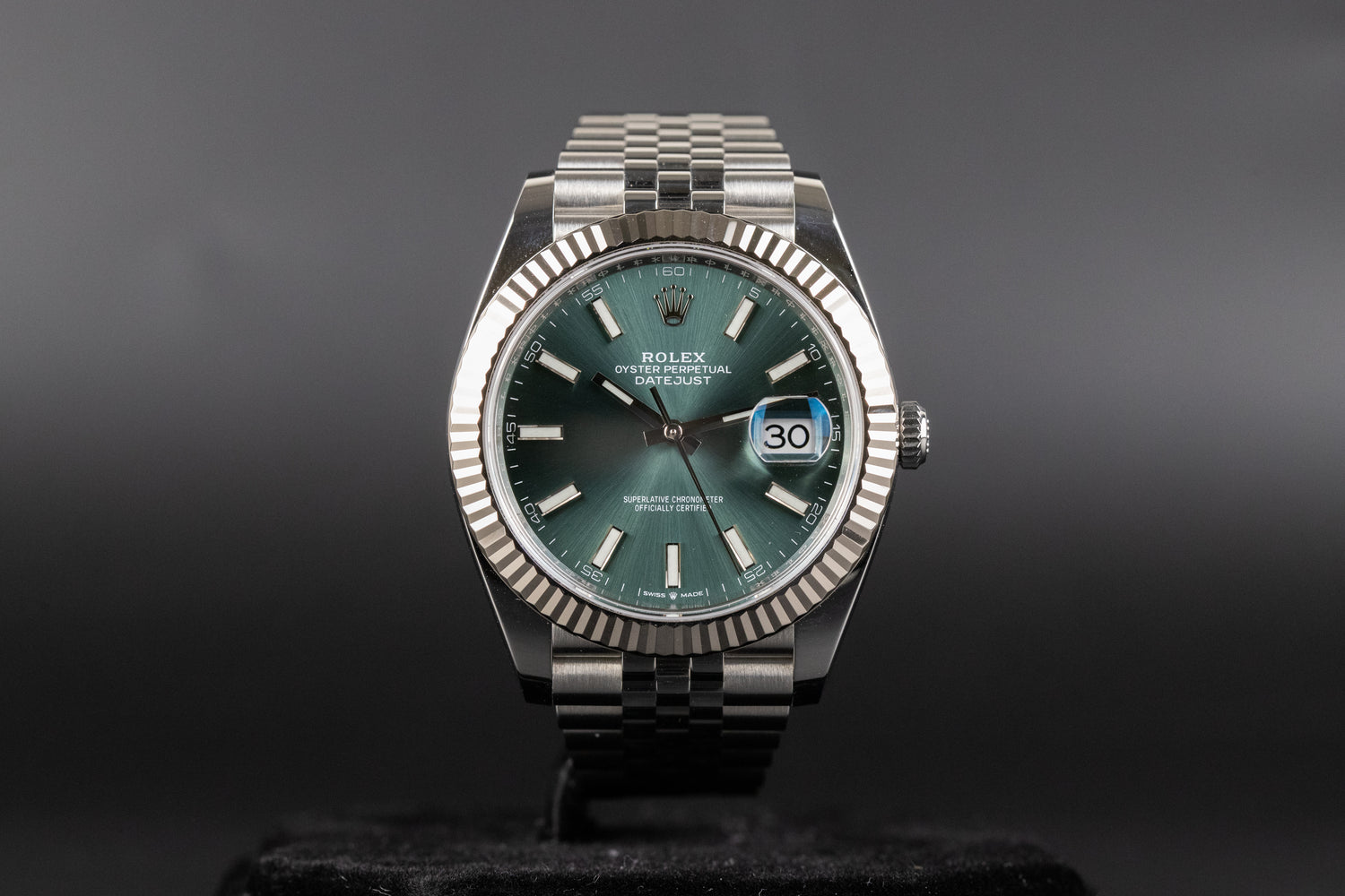 Rolex 126334 Datejust 41 Mint Green Dial