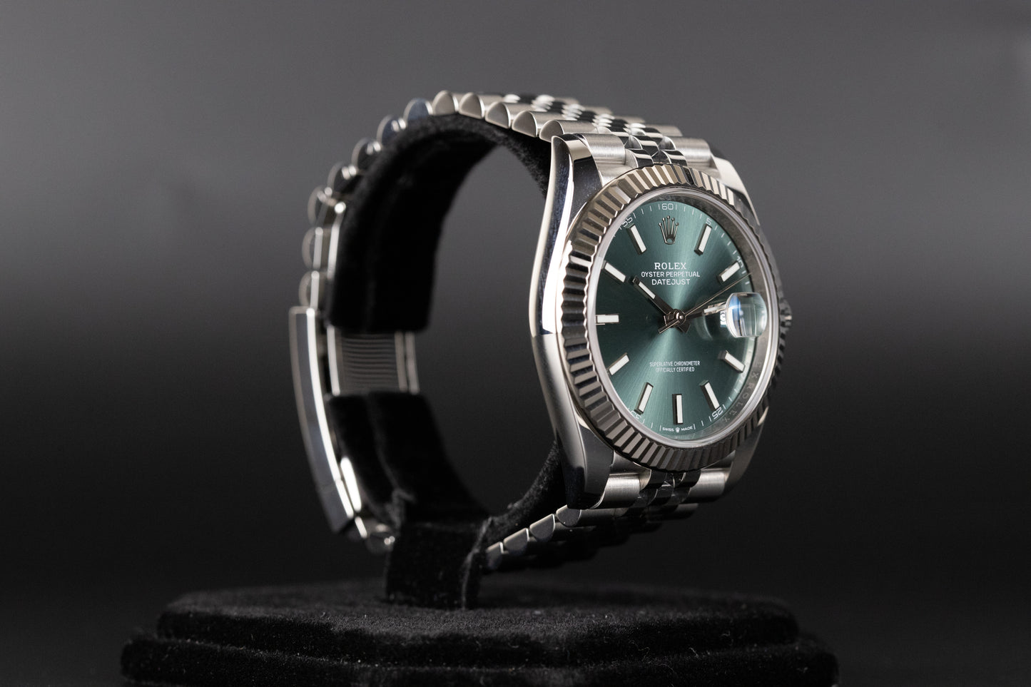 Rolex 126334 Datejust 41 Mint Green Dial