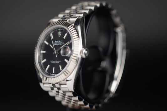 Rolex 126334 Datejust 41 Black Dial Jubilee
