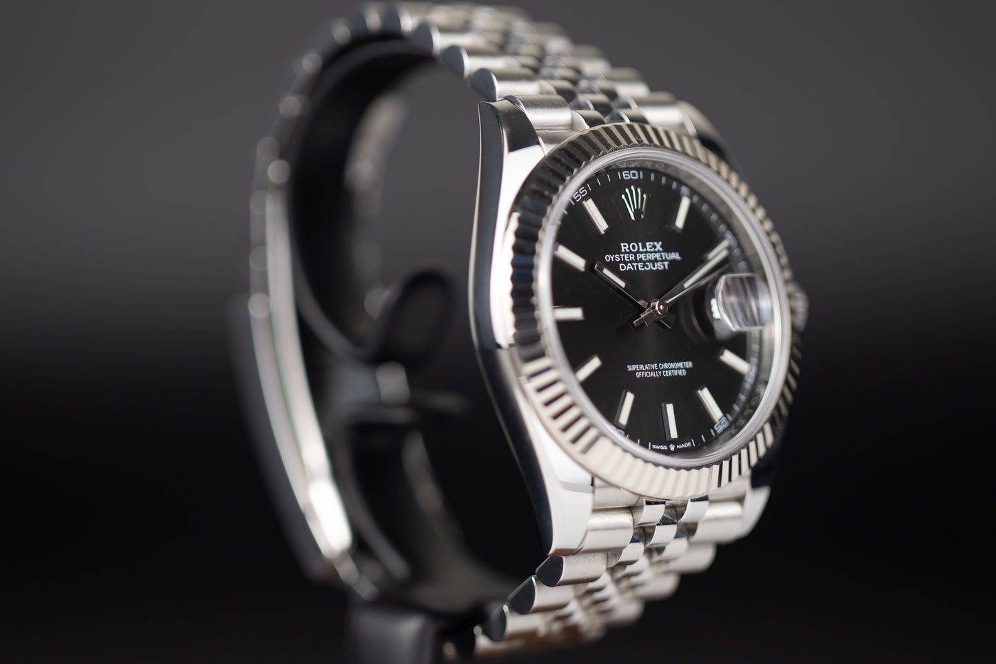 Rolex 126334 Datejust 41 Black Dial Jubilee