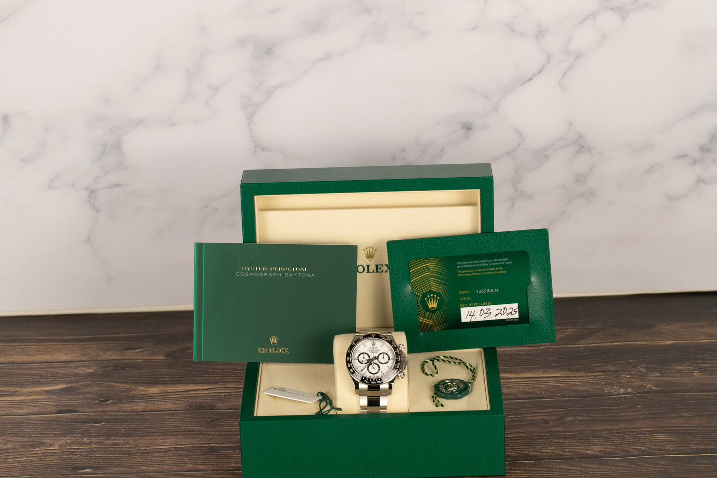 Rolex 126500LN Daytona Ceramic White Dial