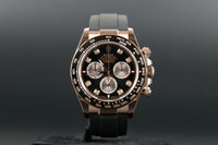 Rolex<br>126515 Daytona Oysterflex Rose Gold Black Diamond Dial