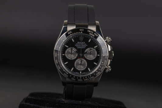 Rolex 126519LN Daytona Black Dial Oysterflex