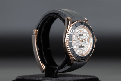 Rolex 126655 Yacht-Master 40 Oysterflex Pave Diamond Dial