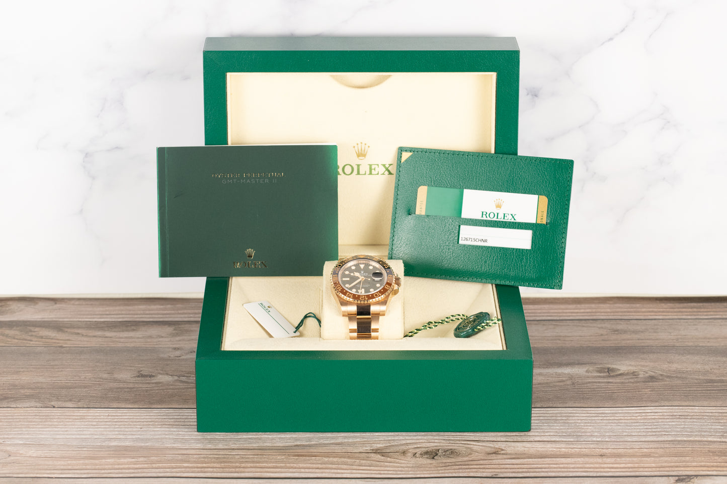 Rolex 126715CHNR GMT Master II 'Root Beer'