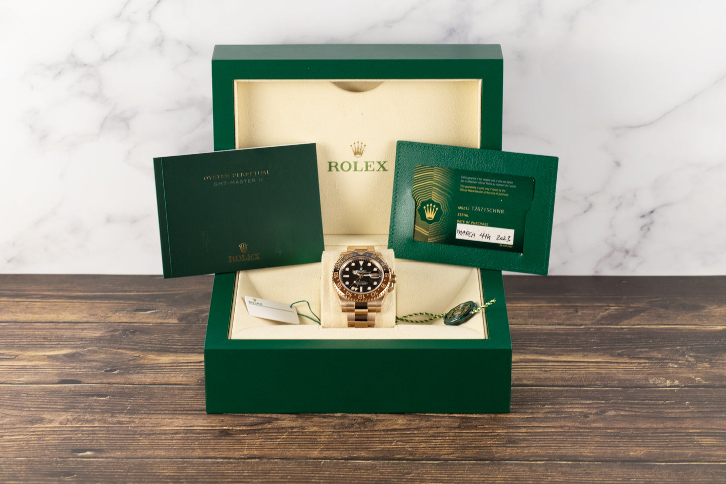 Rolex 126715CHNR GMT Master II 'Root Beer'