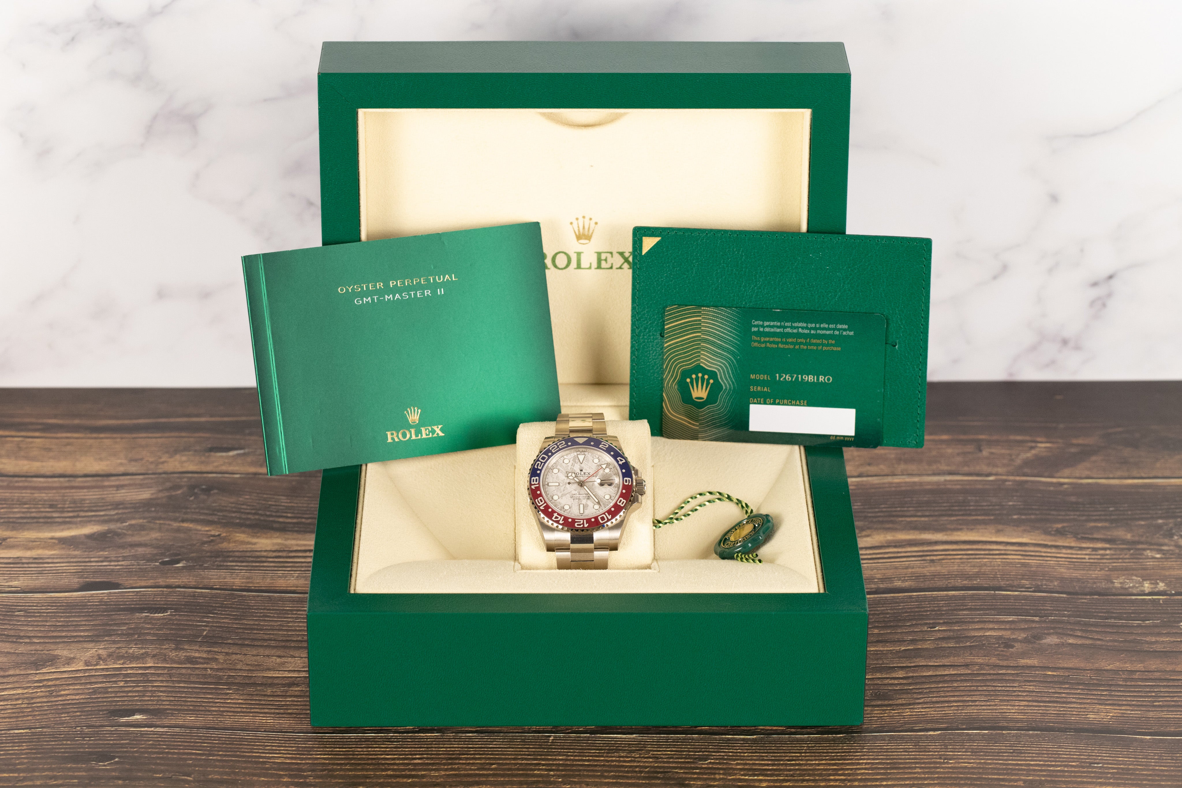 Rolex 126719BLRO GMT Master II 'Pepsi' Meteorite – Newport Watch Club
