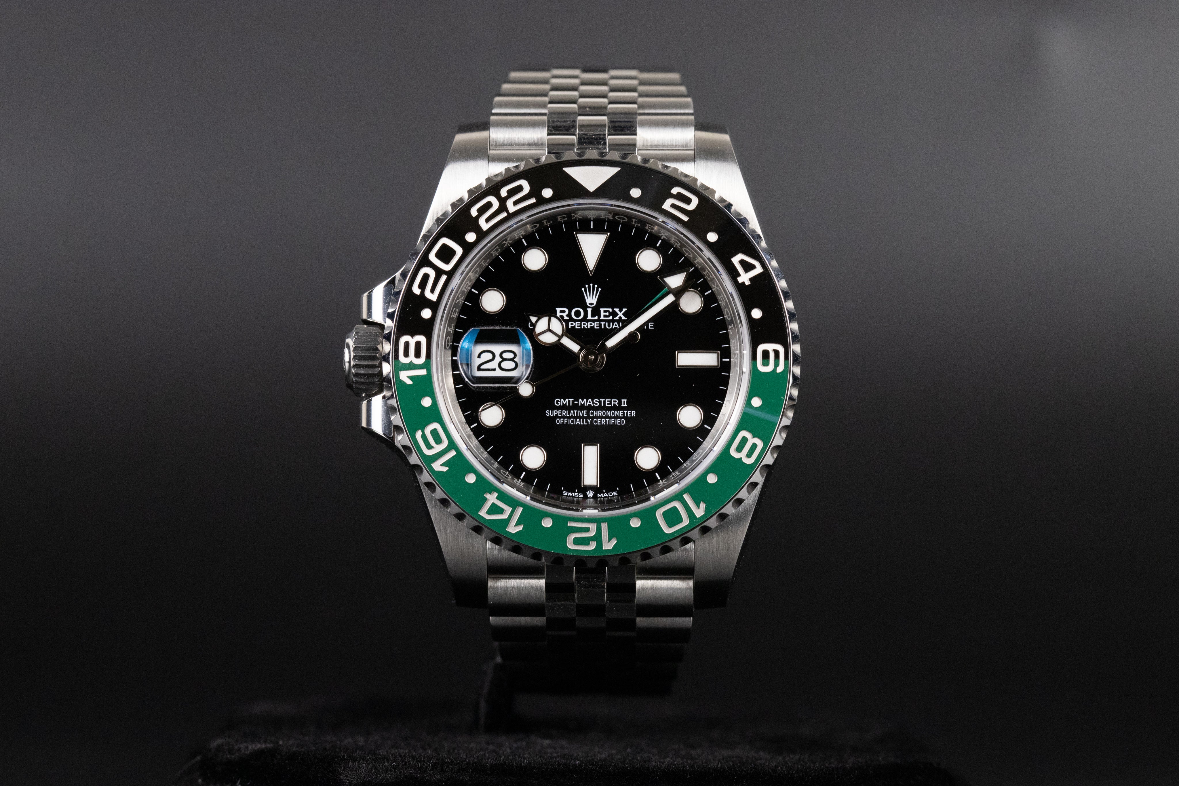 Rolex 126720VTNR GMT Master II Lefty 'Sprite' – Newport Watch Club