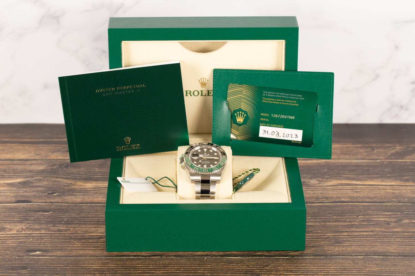 Rolex 126720VTNR GMT Master II Lefty 'Sprite'