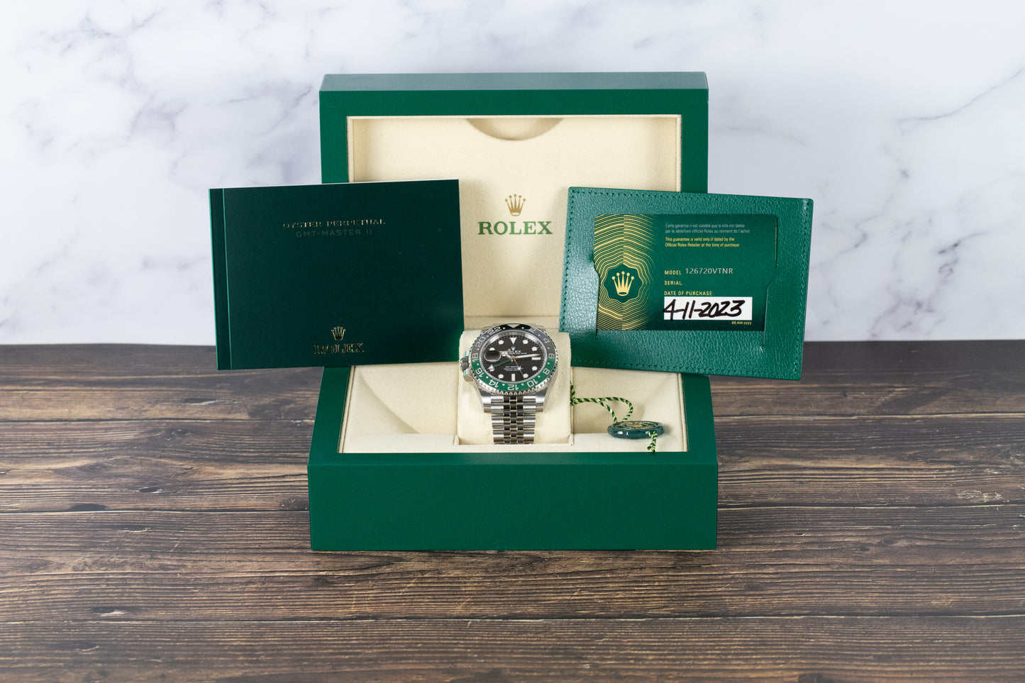 Rolex 126720VTNR GMT Master II Lefty 'Sprite'