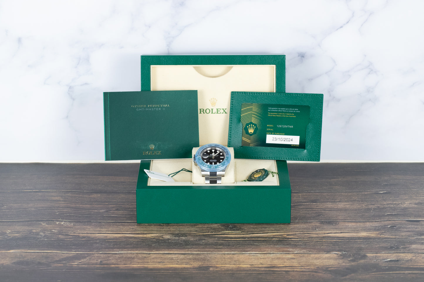 Rolex 126720VTNR GMT Master II Lefty 'Sprite'