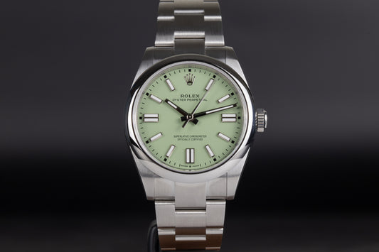 Rolex 134300 Oyster Perpetual Pistachio Dial