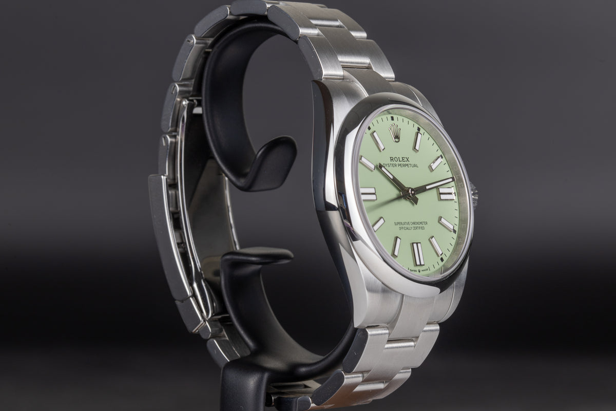 Rolex<br>134300 Oyster Perpetual Pistachio Dial