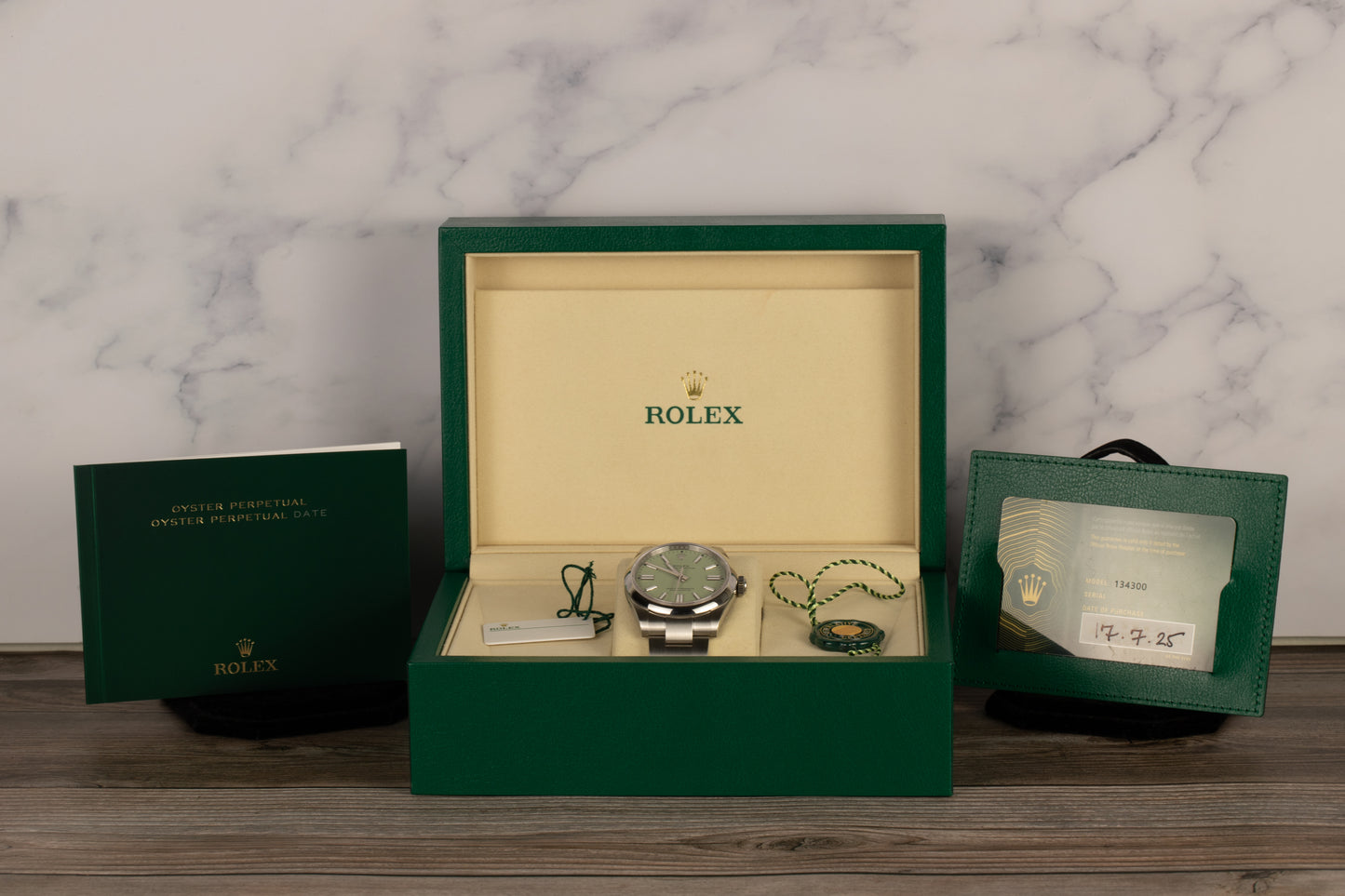 Rolex 134300 Oyster Perpetual Pistachio Dial