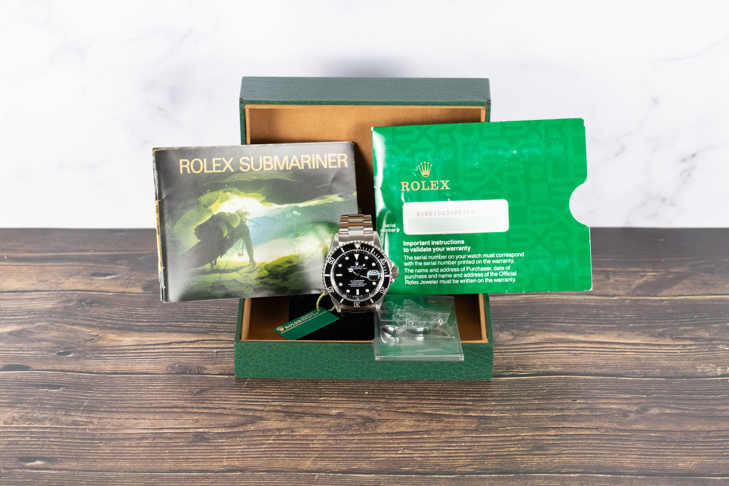 Rolex 16610 Submariner Date Black Dial