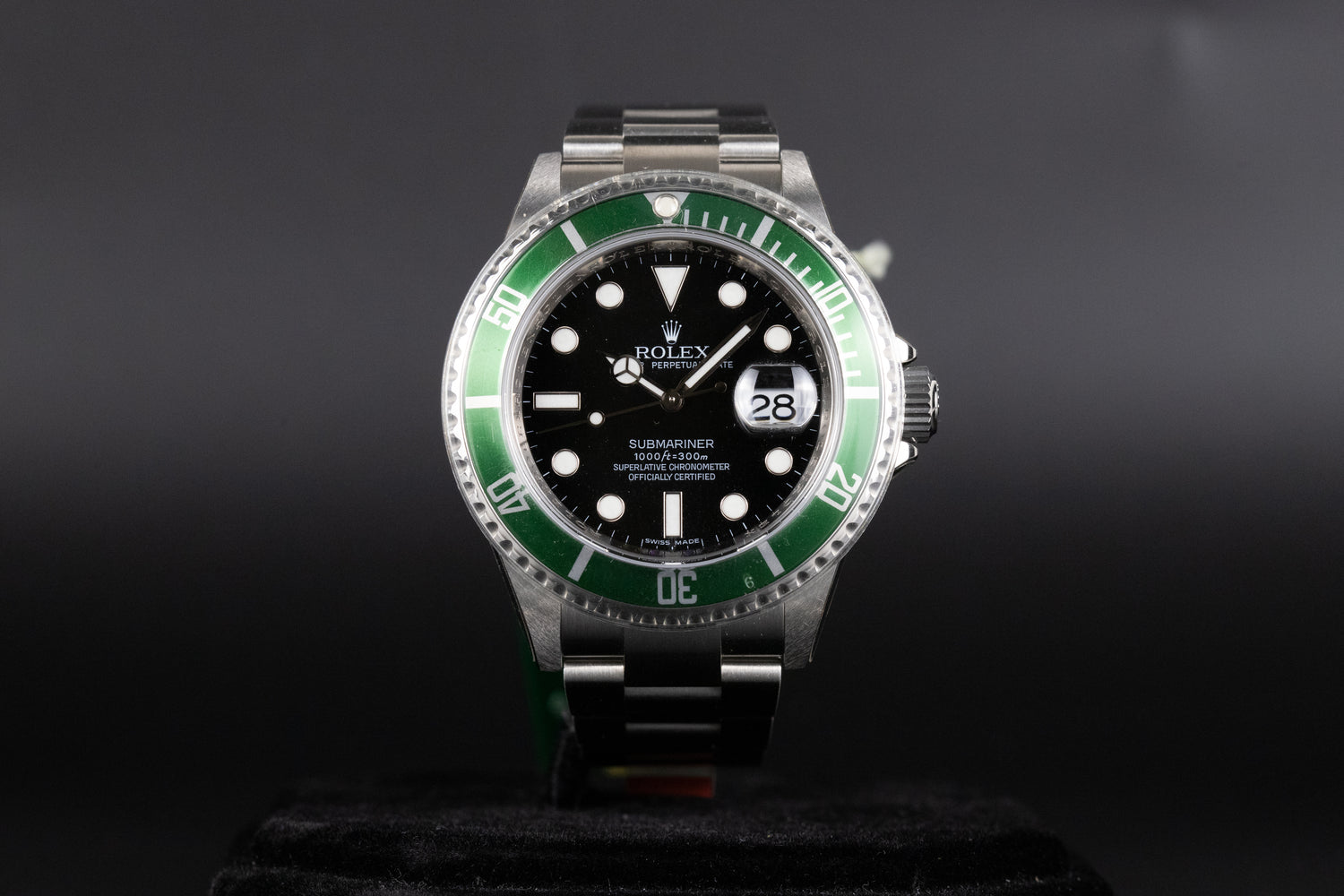 Rolex 16610LV Submariner 'Kermit' New Old Stock
