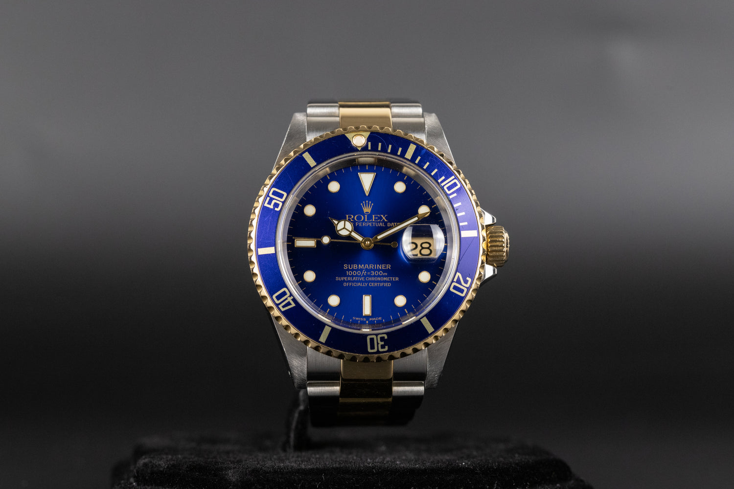 Rolex 16613 Submariner SS/18k Blue Dial