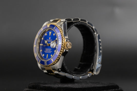 Rolex 16613 Submariner SS/18k Blue Dial
