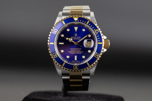 Rolex 16613 Submariner SS/18k Blue Dial