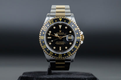 Rolex 16713 GMT Master II Black Dial