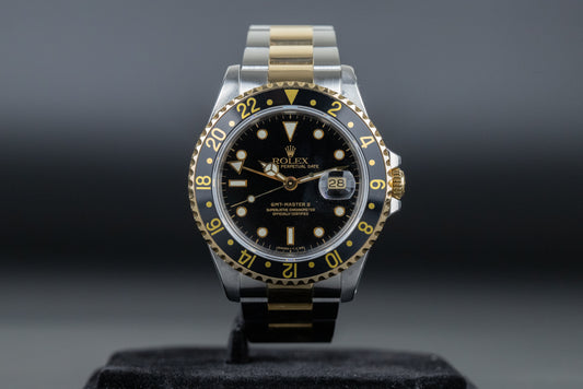 Rolex 16713 GMT Master II Black Dial