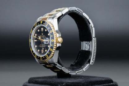 Rolex 16713 GMT Master II Black Dial