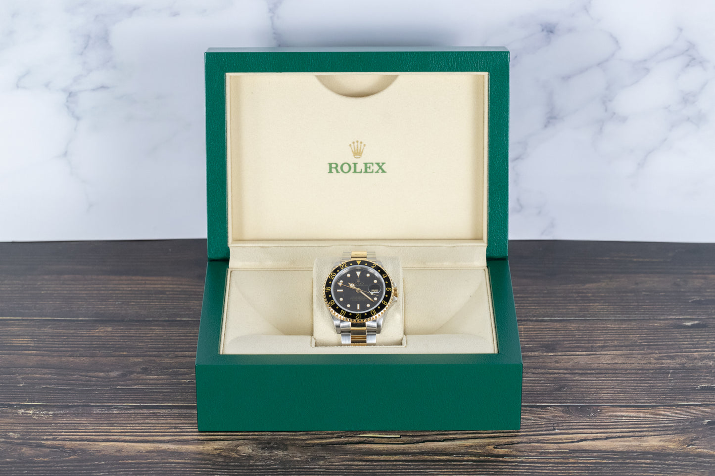 Rolex 16713 GMT Master II Black Dial