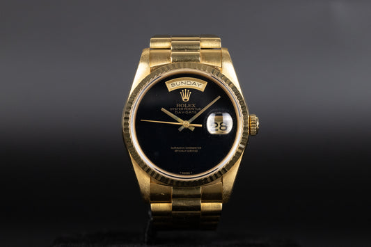 Rolex 18238 DayDate 36 Onyx Dial
