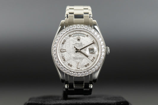 Rolex 18946 Day-Date Masterpiece Platinum Meteorite Diamond Dial