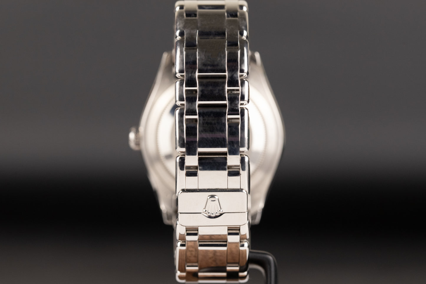 Rolex 18956BR Day-Date Masterpiece Platinum Silver Diamond Dial Baguette Diamond Bezel