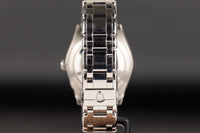 Rolex<br>18956BR Day-Date Masterpiece Platinum Silver Diamond Dial Baguette Diamond Bezel