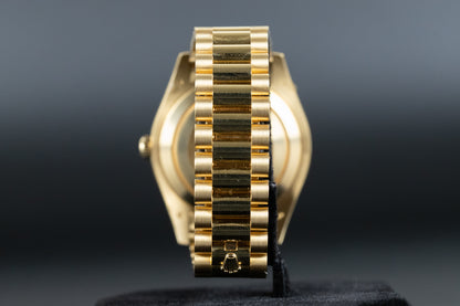 Rolex 218348 DayDate II Diamond Dial Diamond Bezel (New Old Stock)