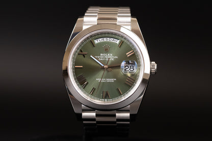 Rolex 228206 DayDate 40 Olive Dial