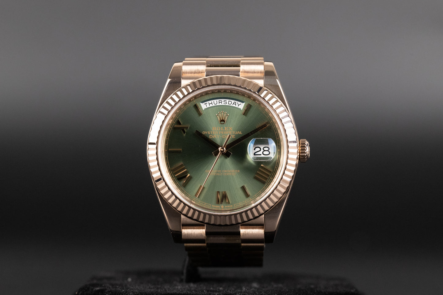 Rolex 228235 DayDate 40 Olive Green Dial