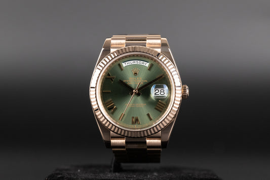 Rolex 228235 DayDate 40 Olive Green Dial