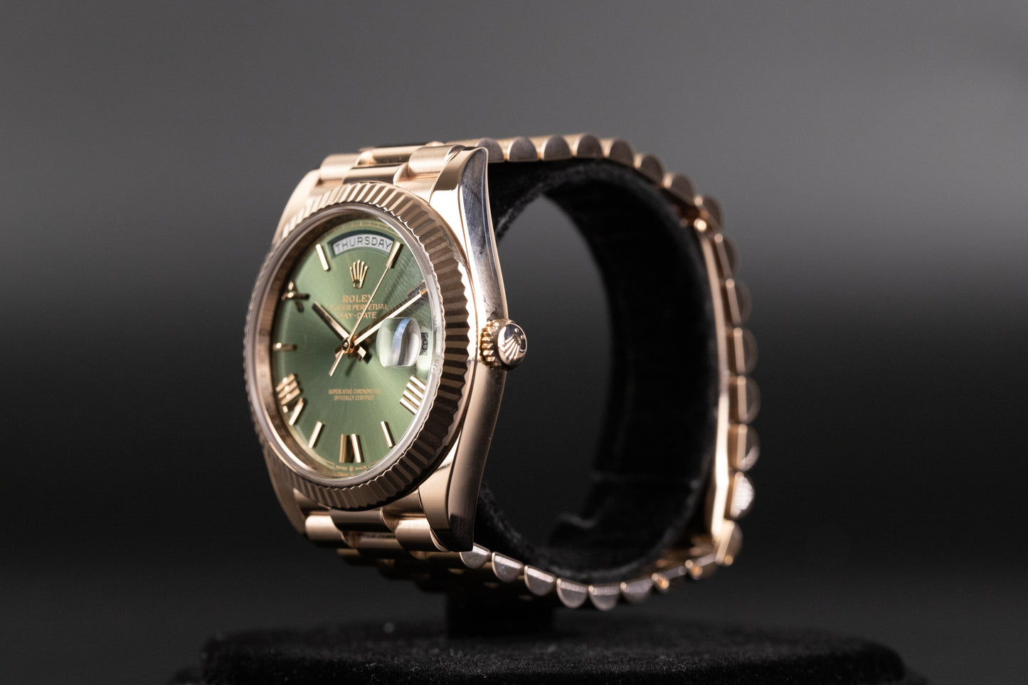 Rolex 228235 DayDate 40 Olive Green Dial