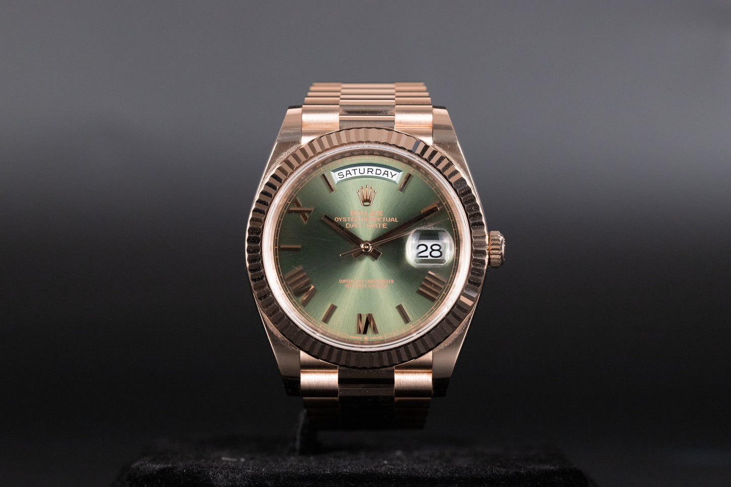 Rolex 228235 DayDate 40 Olive Green Dial